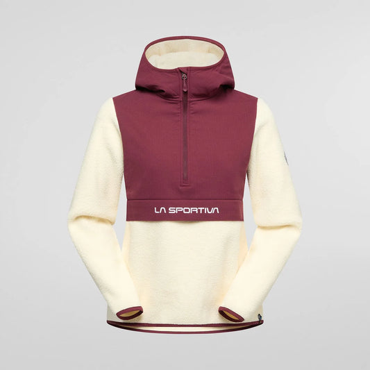 Guidance Sherpa Hoody Woman Chalk/Redwood