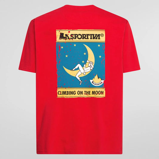 Moon Climb T-Shirt M Mountain Red