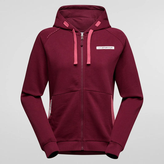 Kaos Hoody Woman Redwood/Rosebay