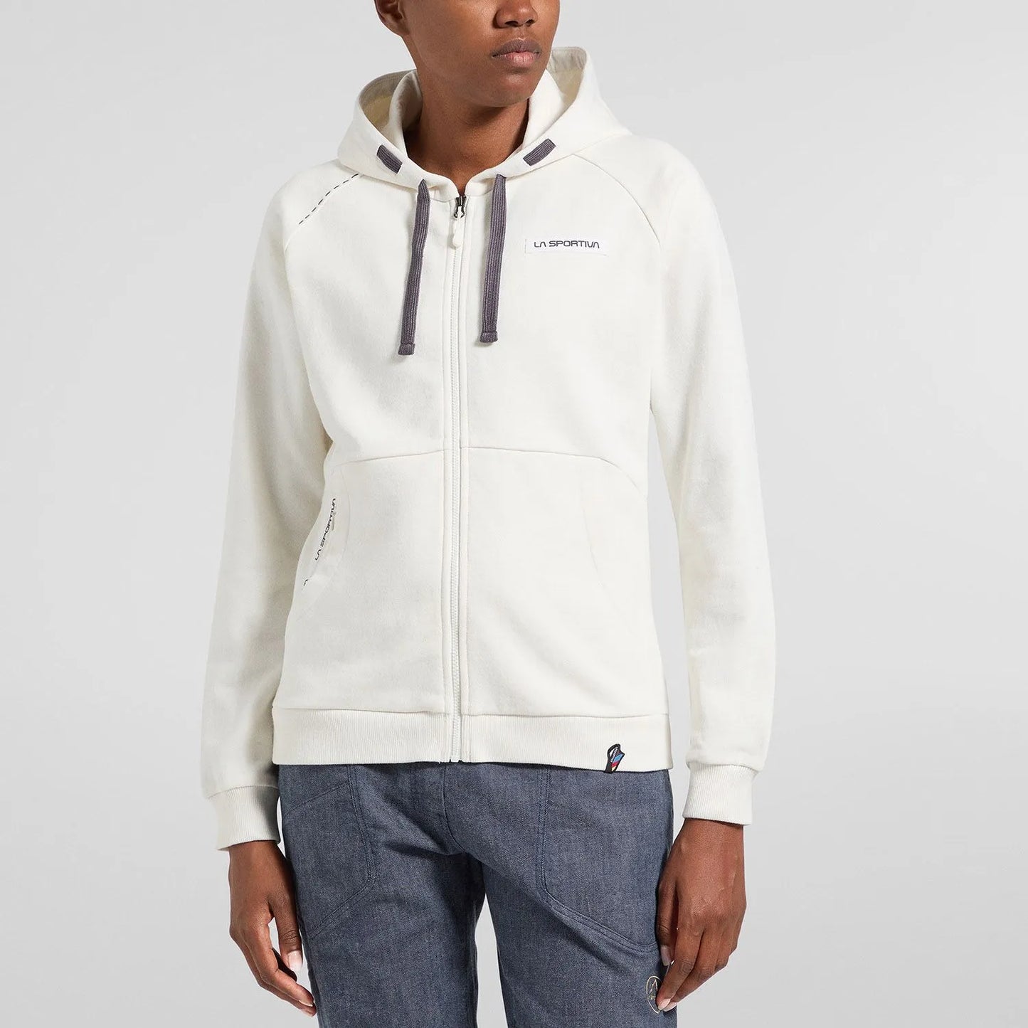 Kaos Hoody Woman Chalk