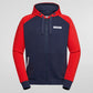 Kaos Hoody M Night Sky/Mountain Red