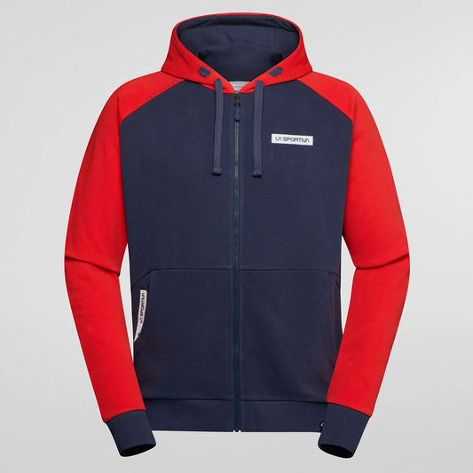 Kaos Hoody M Night Sky/Mountain Red