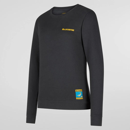 Climbing on the Moon Sweatshirt W Carbon/Giallo