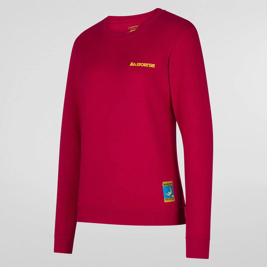 Climbing on the Moon Sweatshirt W Fucsia/Giallo