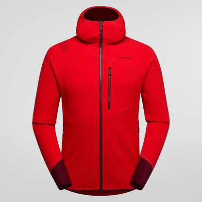 Bristen Thermal Hoody Man Mountain Red/Redwood