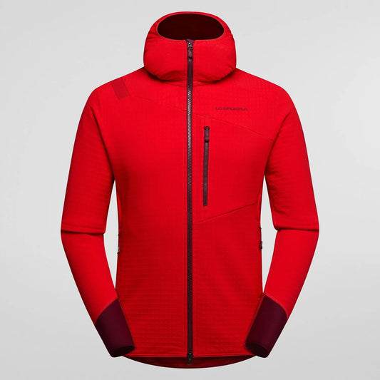 Bristen Thermal Hoody Man Mountain Red/Redwood