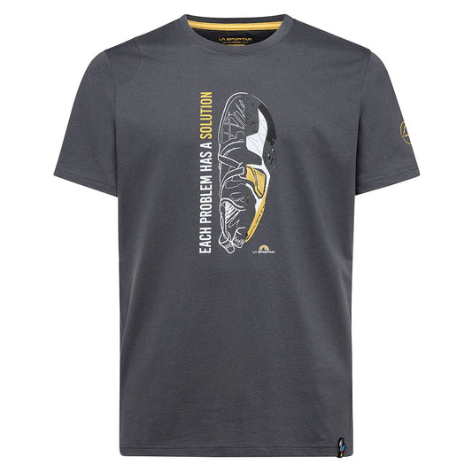 Solution T-Shirt Man Carbon/Yellow