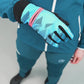 Session Tech Gloves W Malibu Blue/White