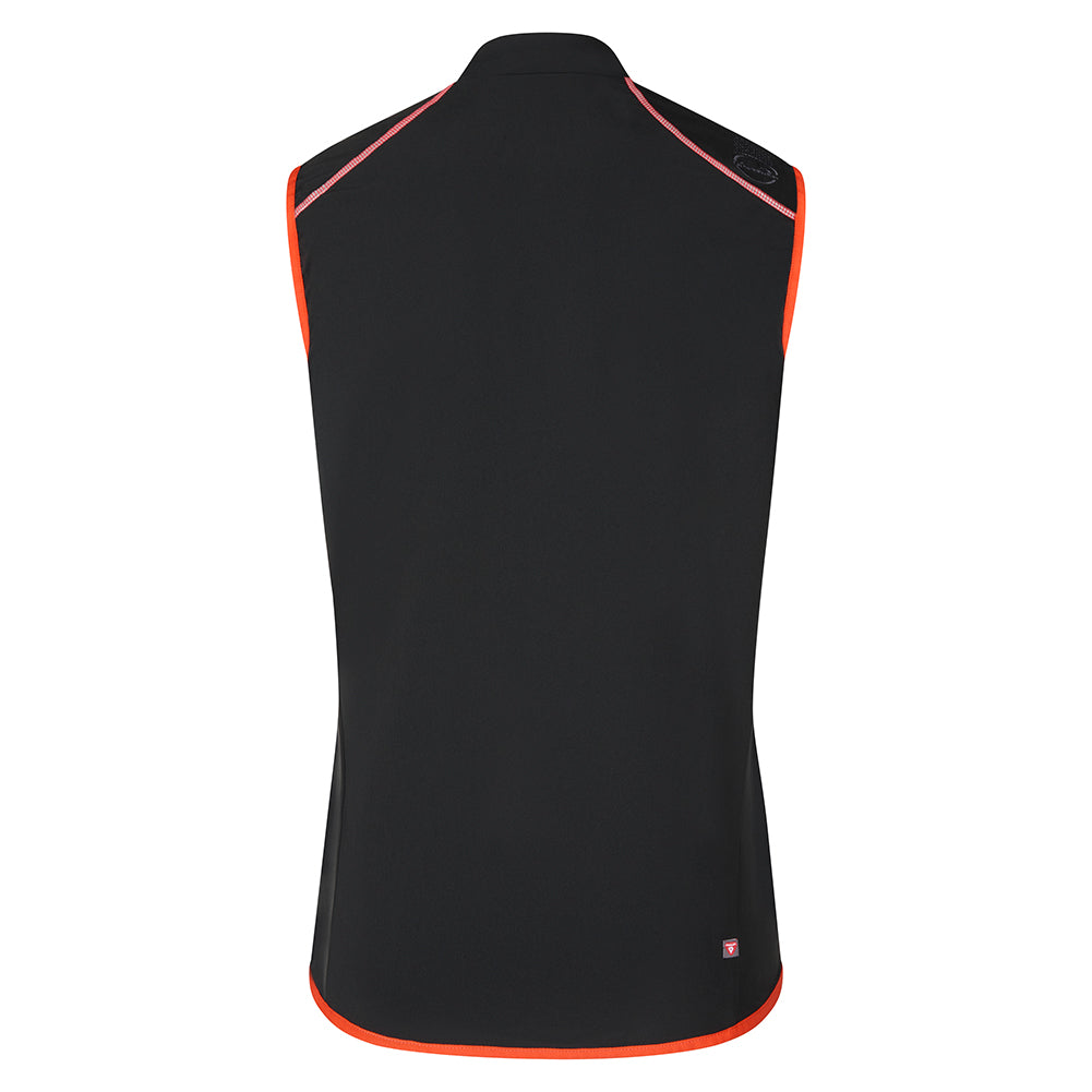 Alya Vest Woman Black/Cherry Tomato