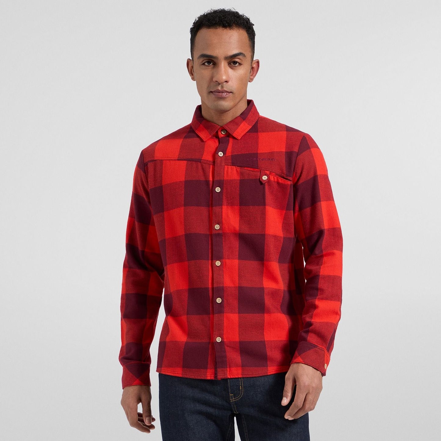 Rambler Flannel Shirt M Redwood/Mountain Red