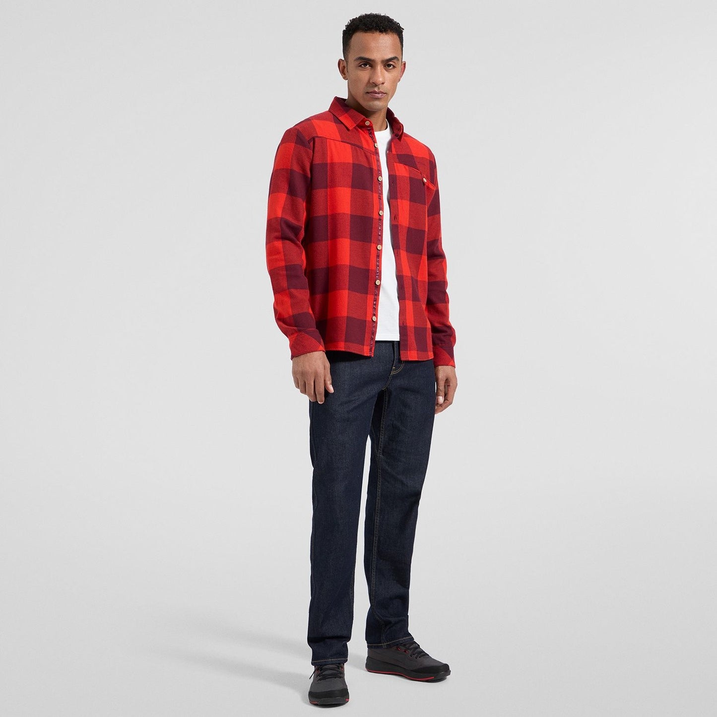 Rambler Flannel Shirt M Redwood/Mountain Red