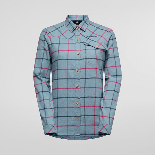 Rambler Light Flannel Shirt W Limestone/Night Sky