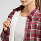 Rambler Lined Flannel Shirt W Redwood/Chalk
