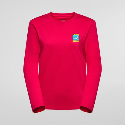 Moon Climb Long Sleeve W Azalea/Redwood