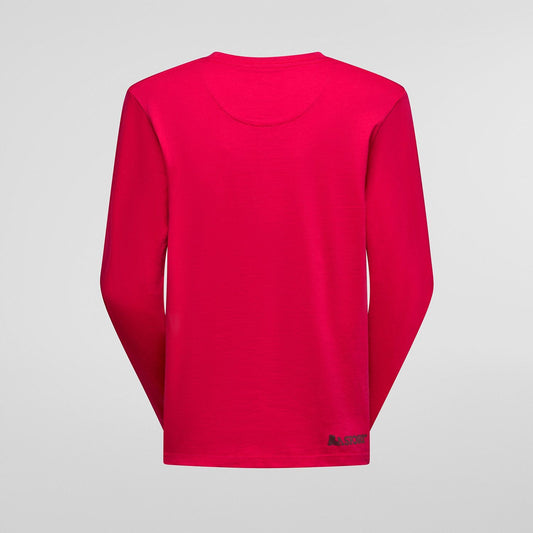 Moon Climb Long Sleeve W Azalea/Redwood