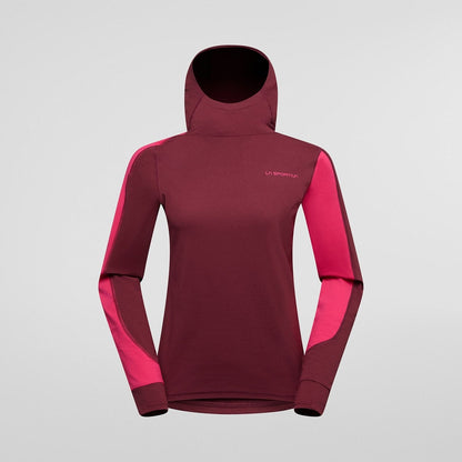 Cloud Shadow Sun Hoody W Redwood/Azalea
