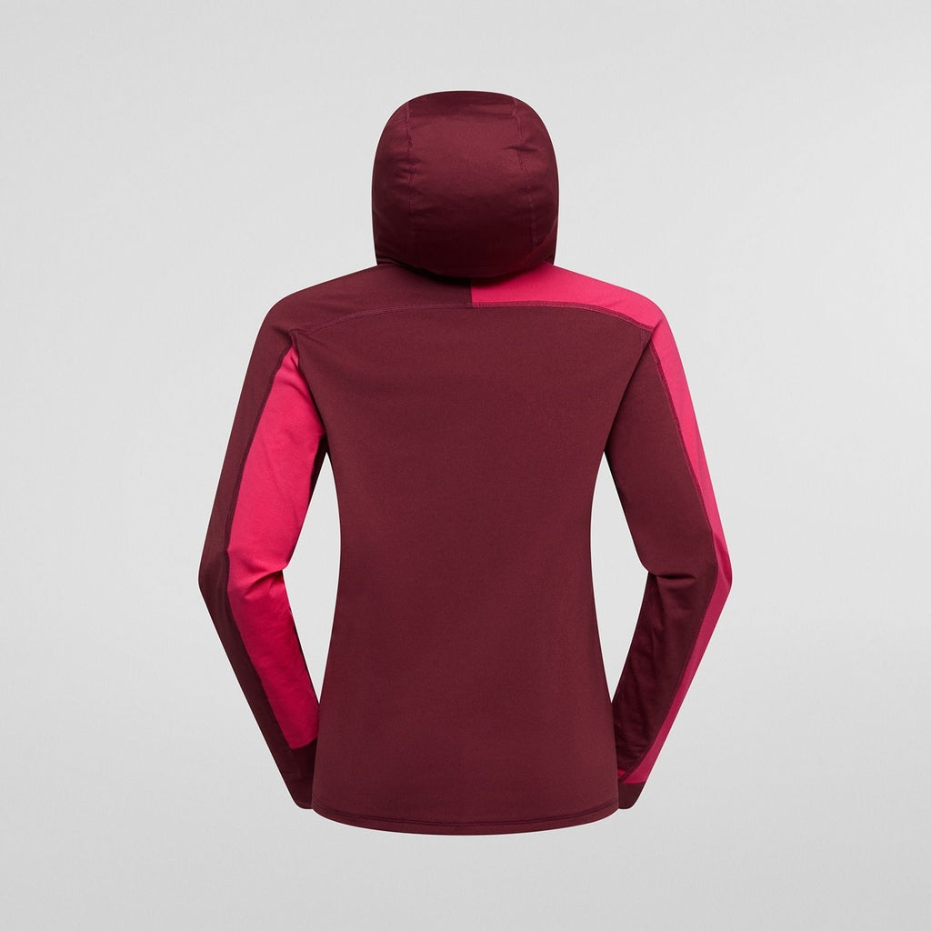 Cloud Shadow Sun Hoody W Redwood/Azalea