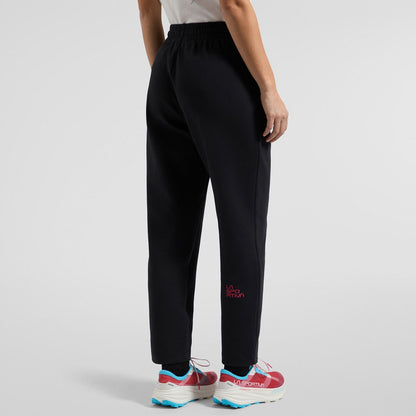 Podium Pant Big Logo W Black/Hibiscus
