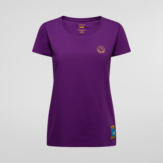 Climbing on the Moon T-Shirt W Viola/Giallo