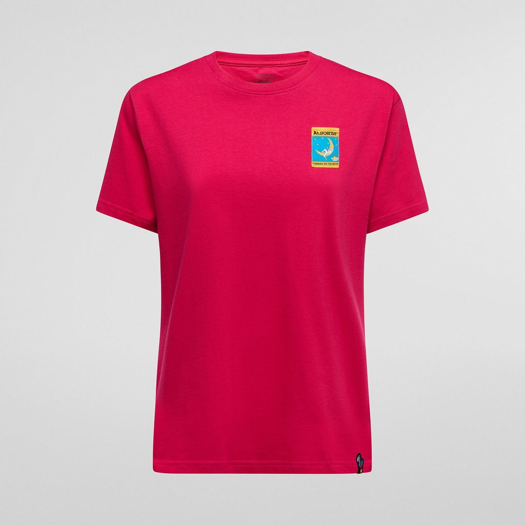 Moon Climb T-Shirt W Azalea/Redwood