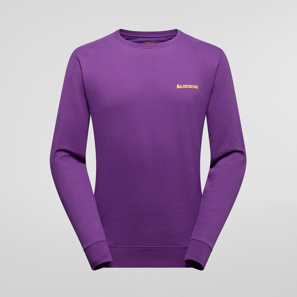 Climbing on the Moon Sweatshirt M Viola/Giallo