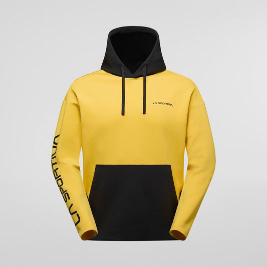 Podium Hoody Big Logo M Black/Yellow