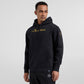 Logo Hoody U Black/Yellow