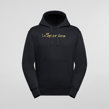 Logo Hoody U Black/Yellow