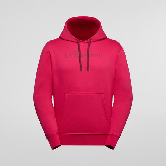 Logo Hoody U Azalea/Redwood