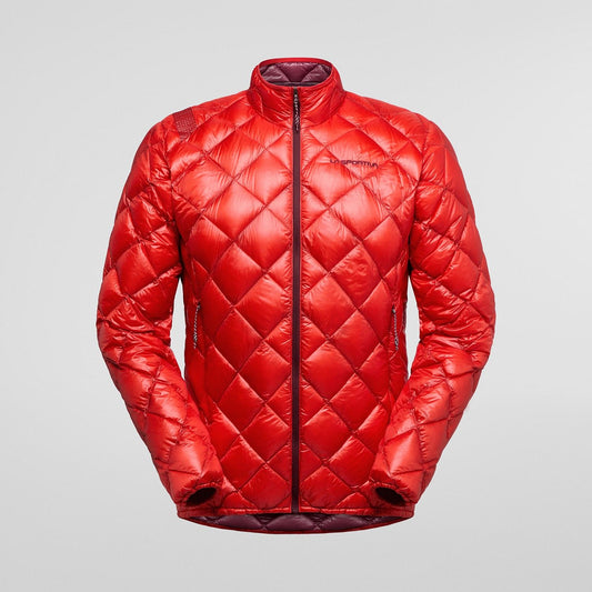 Lumina 100 Down Jkt M Mountain Red/Redwood