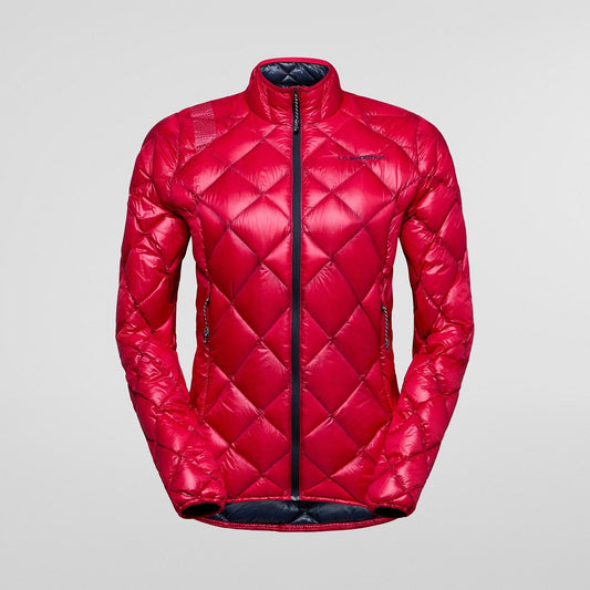 Lumina 100 Down Jkt W - Azalea/Night Sky