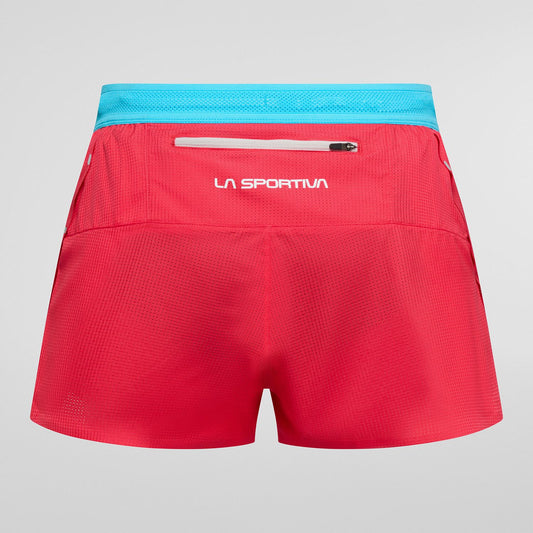 Low Waist Short W Hibiscus/White