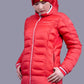 Dolent Down Jkt Woman Hibiscus